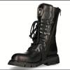 New Rock - M1473S1 Boots - Black/Silver coloured Product image